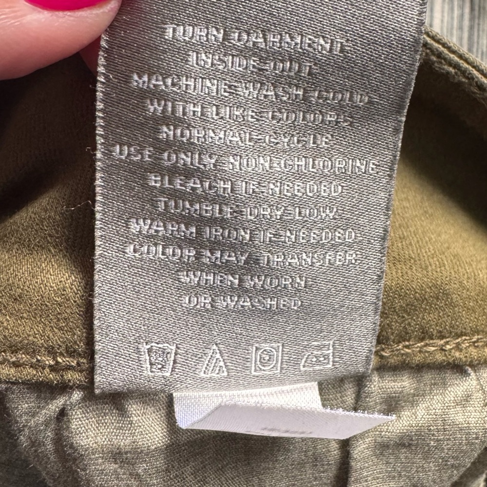 Torrid Super Soft Olive Green Skinny Jeans size 16 Tall - Picture 11 of 12